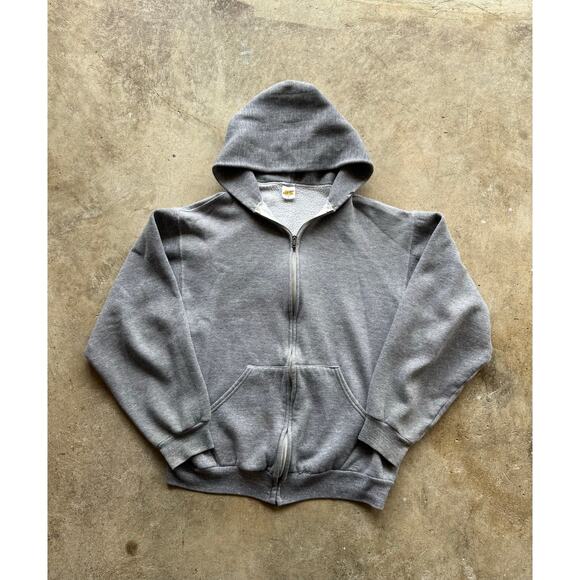 Russell Athletic Other - 1970s Russell Athletic Gray Zip Up Hoodie Size XS Made in USA